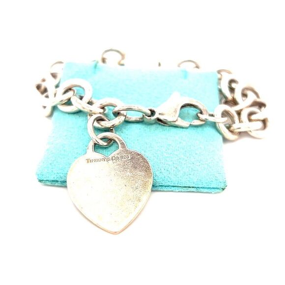 T&Co. 925 Heart Tag Bracelet - Picture 1 of 7